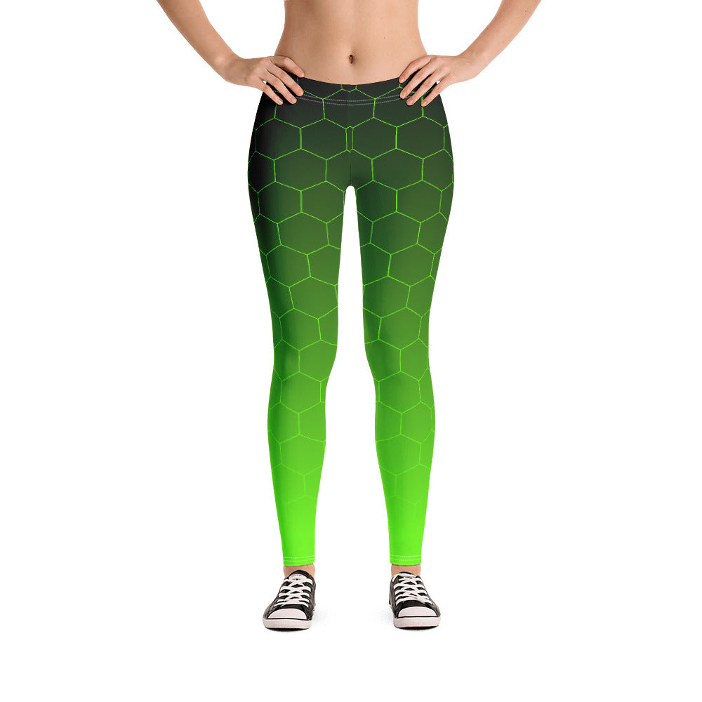 Hex Green Fade Leggings