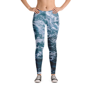 Ocean Waves Leggings