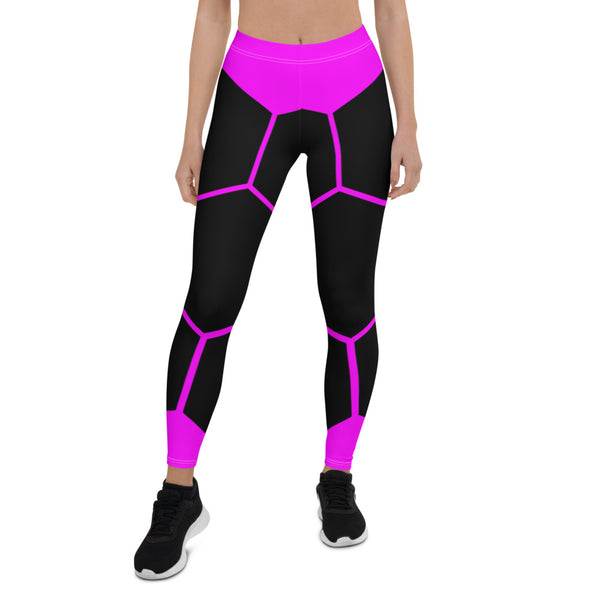 Pink/ Black Hive Leggings – Mantis Wings