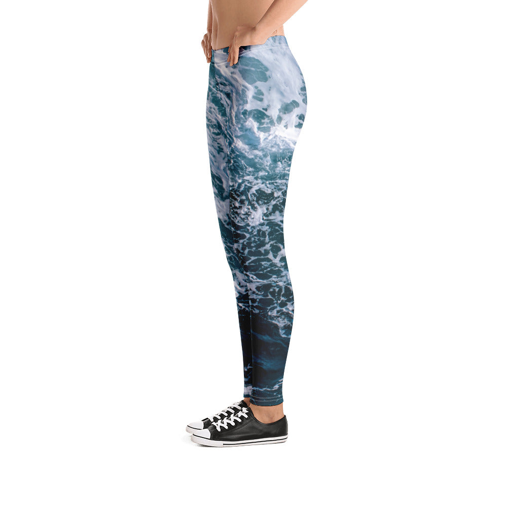 Ocean Waves Leggings